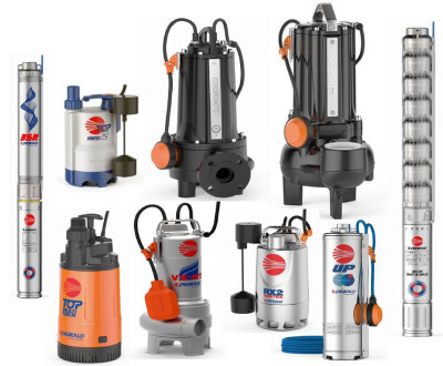 Submersible pumps, accumulation pumping stations