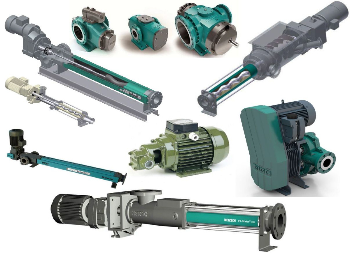 Volume industrial heavy-duty pumps, macerators