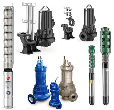 Submersible heavy-duty industrial pumps